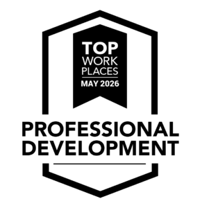TopWorkplace Award 2026 - Professional Development, Black Logo