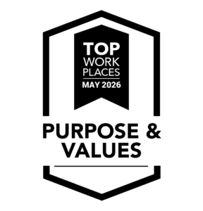 TopWorkplace Award 2026 - Purpose & Values, Black Logo