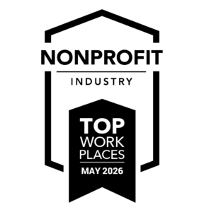 Top Workplaces Award 2026 - Nonprofit, Black Logo